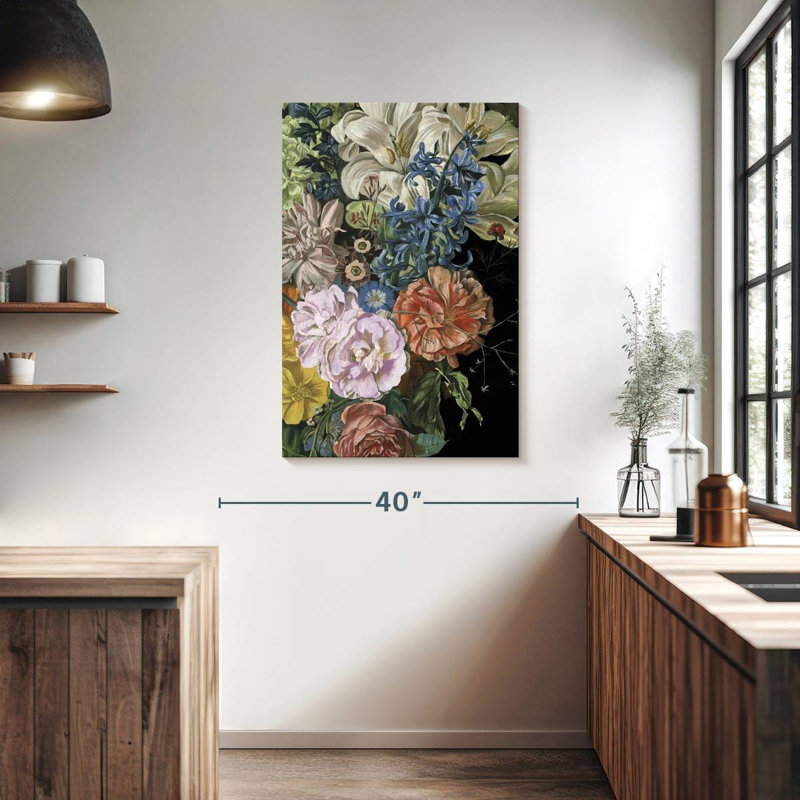 Harnek baroque floral II, H 39 po x l 26 po