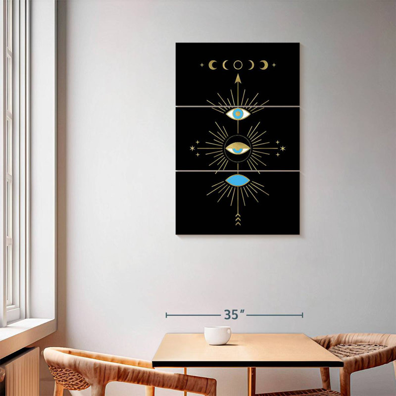 Adella Evil Totem Eye, 57" H x 36" W