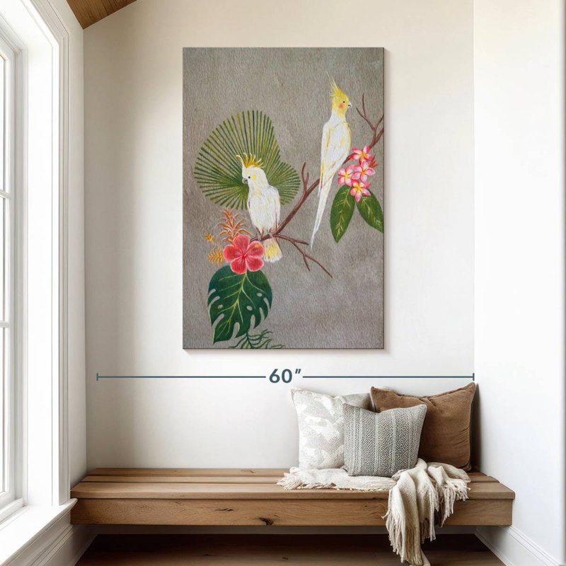 Brampt Cockatoo, 48" H x 32" W