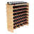 VEVOR 72 Bottle Stackable Modular Wine Rack, 8-Tier Solid Bamboo Wood Storage Racks, Floor Freestanding Wines Holder Display Shelf, Wobble-Free Shelves