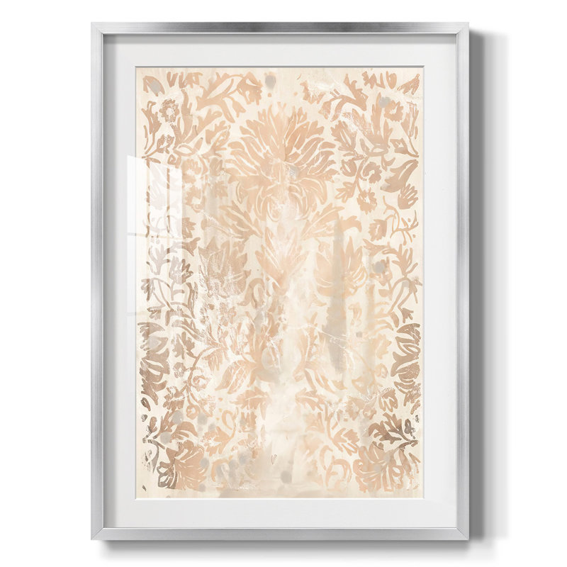 Earthy Plexus I -Gallery Wrapped Canvas, 28.5'' H x 20.5'' W, Silver