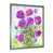 Impression argent sur toile encadrée