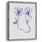 Wobbly Blooms IV Framed Print - Solid Wood-126508630