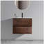 Coiffeuse murale peu encombrante avec lavabo en céramique et robinet monotrou, grande coiffeuse flottante avec rangement, pré-assemblée-1651649262