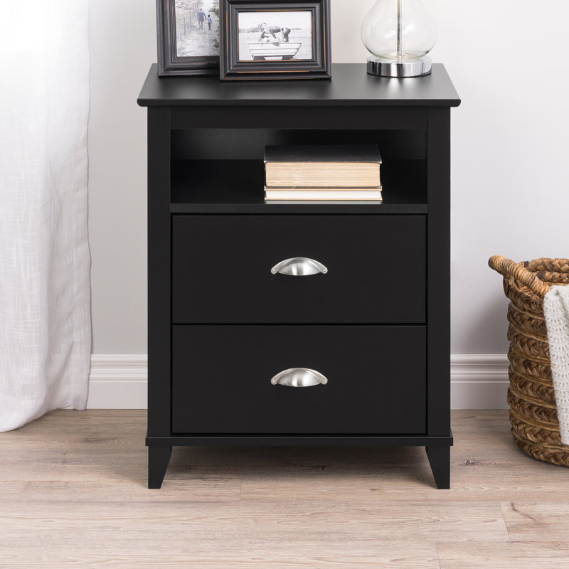 Wunder 23'' W Nightstand, Black