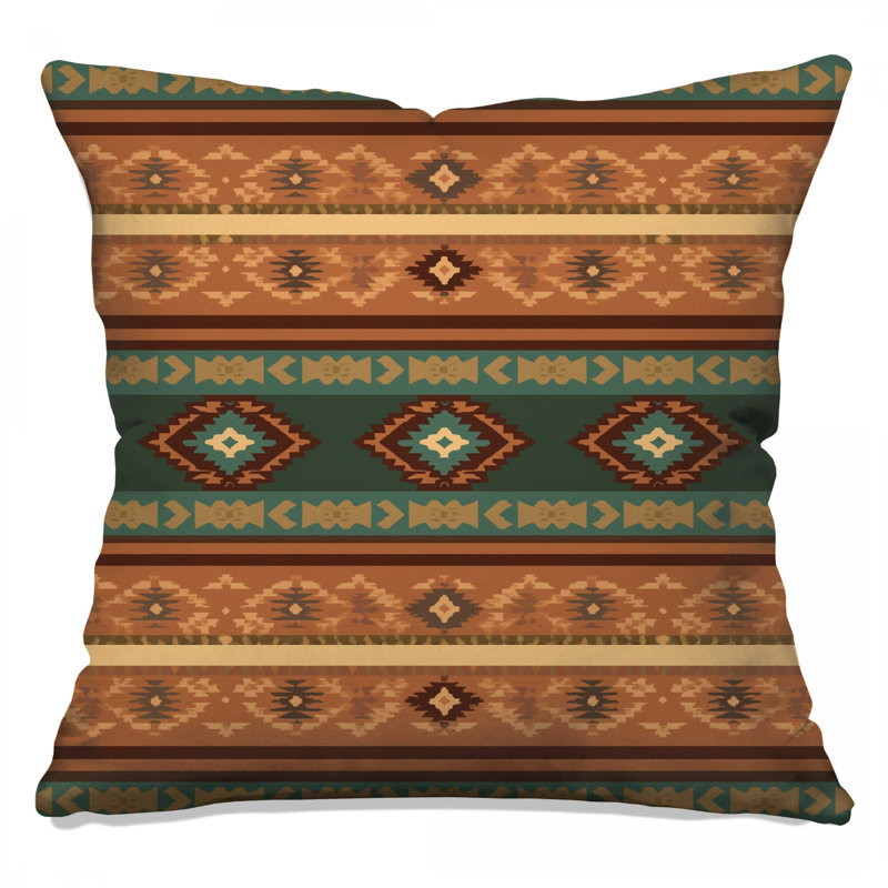 Coussins décoratifs Southwestern, 18 po x 18 po