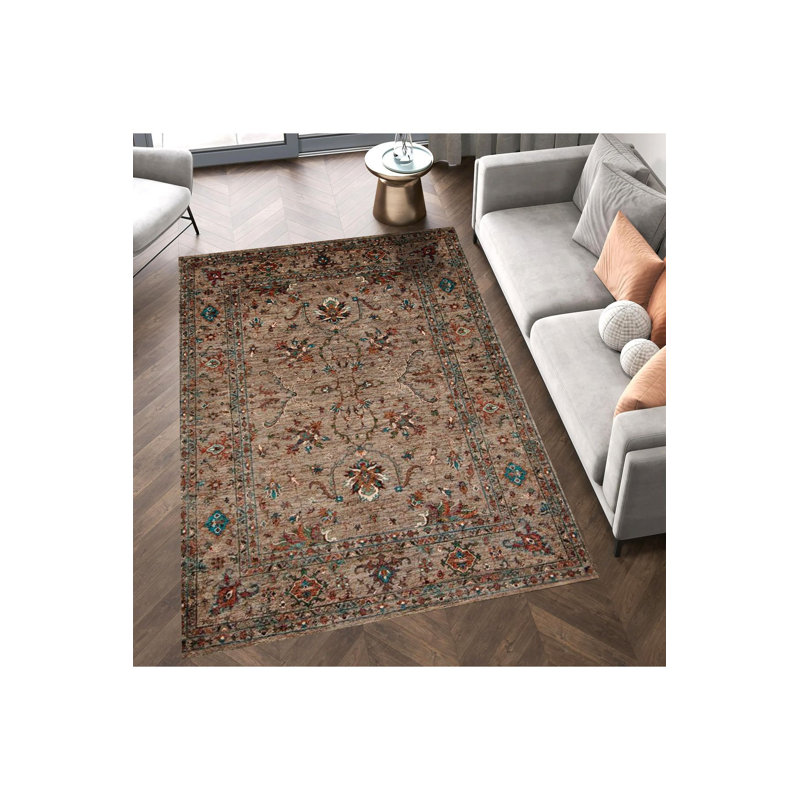 Tapis décoratif moderne lavable à la machine, Tapis de couloir 3 pi 3 po x 9 pi 10 po