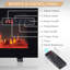 WILTON FLAMEKO Black Electric Fireplace-1073698358