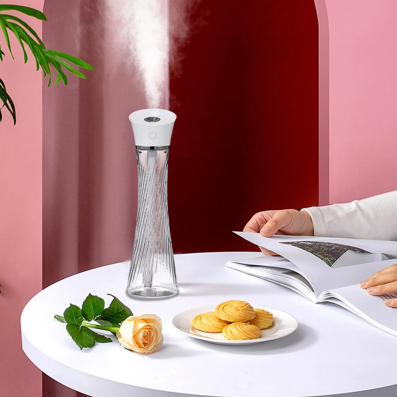 Humidificateur portatif à tour USB, White