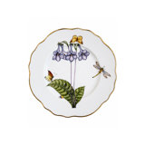 Purple Flower Salad Plate