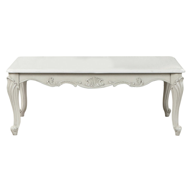 Élégante table basse en bois gris - idéale pour le salon en argent de qualité
