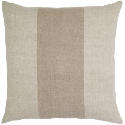 Striped Linen Throw Pillow