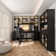 2 Piece Office Set Include 47'' W Bookcase And 90.6'' W Computer Desk  With Hutch