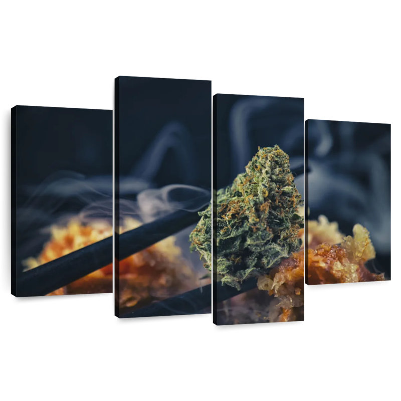 Senne Marijuana Smoke, 27" H x 43" W