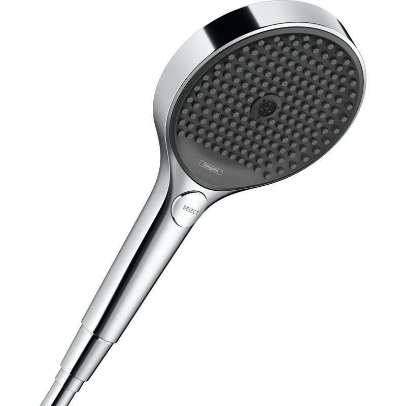 Hansgrohe Rainfinity Handheld 3-Jet Showerhead 130, Chrome, 1.75 GPM