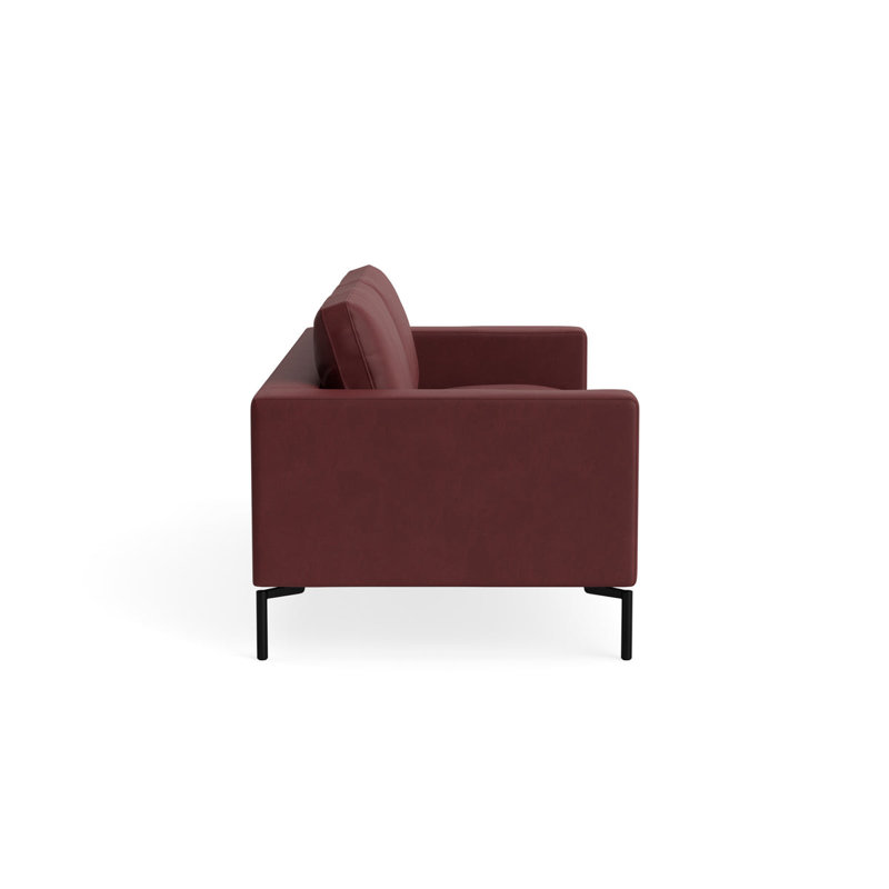 MTO - The New Standard Sofa, 32" H x 78" W x 35" D, Oxblood Leather