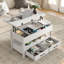 Lift Top Four Leg Coffee Table with Storage-1965967188