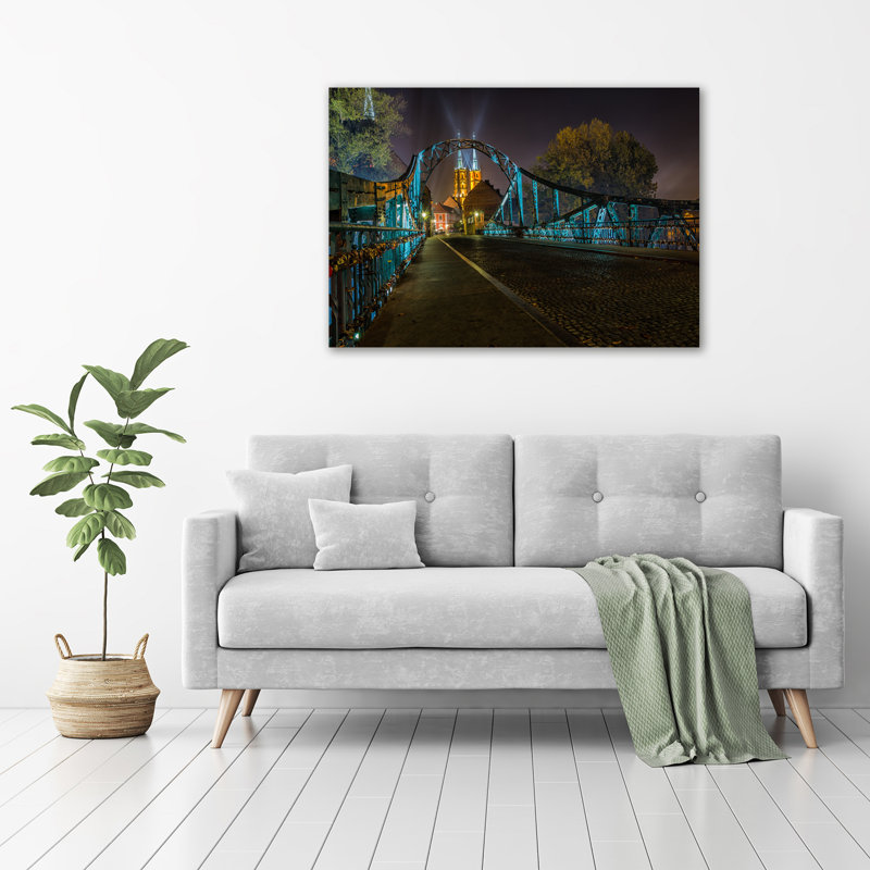 Bridge Of Lovers - Wrapped Canvas Print