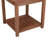 Elegant Carbonized Square Wood Side Table - Portable Cube Table For Home Decor & Daily Use