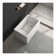 Acrylic Freestanding Bathtub with seat: Spacious rectangle Shape, Gloss White Finish, Chrome Overflow