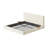 Bed Frame with Adjustable Sliding Side Table