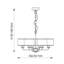 Landover 6 - Light Shaded Chandelier