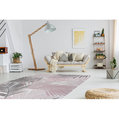 Amandia Floral Flatweave Area Rug
