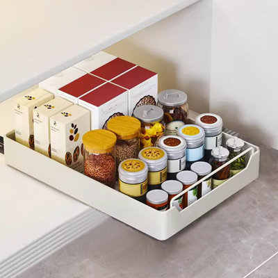 Teleskopschublade, Ausziehbare Schublade Küche, Kuchtchrank Organiser