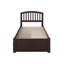 Lit plateforme avec rangement en bois massif et pied de lit Florio-487897606-487897721