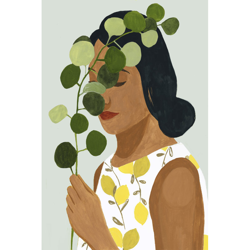 Botany Portrait II by Victoria Borges - Painting Print, Wrapped Canvas, 122cm H x 81cm W