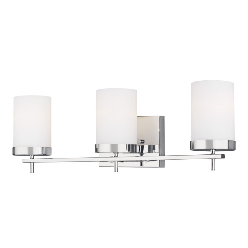 Dimmable Vanity Light, 3, No, Chrome