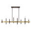 Lustre cylindrique rectangulaire à 8 lumières Arkeem-1449451896
