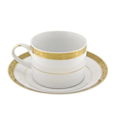 Weatherspoon Porcelain Teacup and Saucer