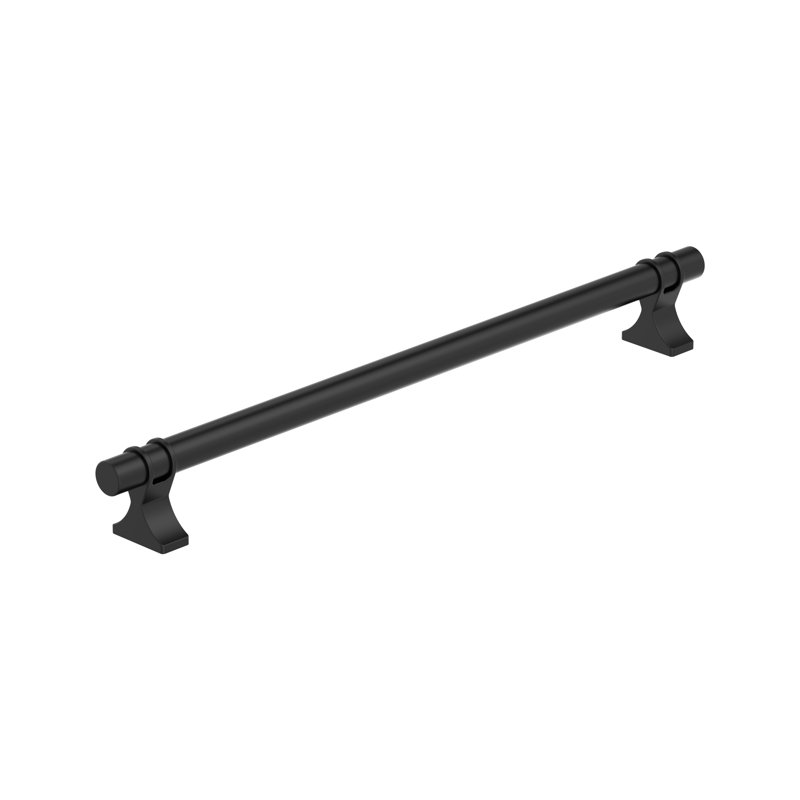 Davenport Bar Pull, Matte Black, 10 1/16"