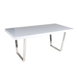 Metal Base Dining Table