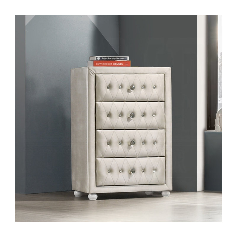 Commode Reggie, Bois beige