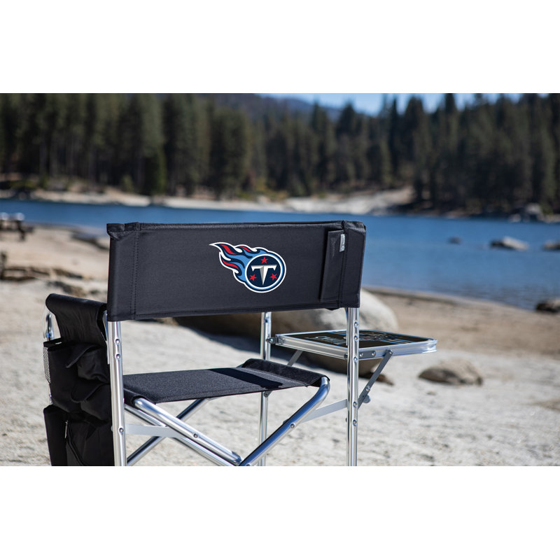 Folding Director Chair, Tennessee Titans, Black