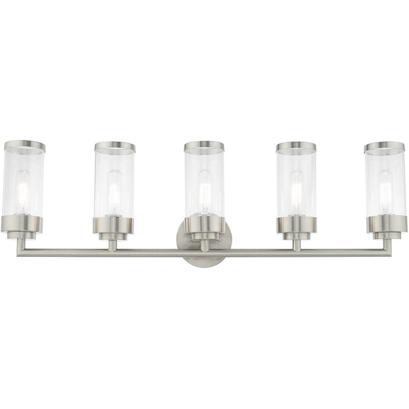 5 - Light Vanity Light, Brushed Nickel