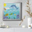 «Mermaid Play II», peinture sur toile encadrée-1182764708-1182764709