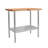 John Boos Maple Top Work Table With Galvanized Steel Base And Undershelf-53641326