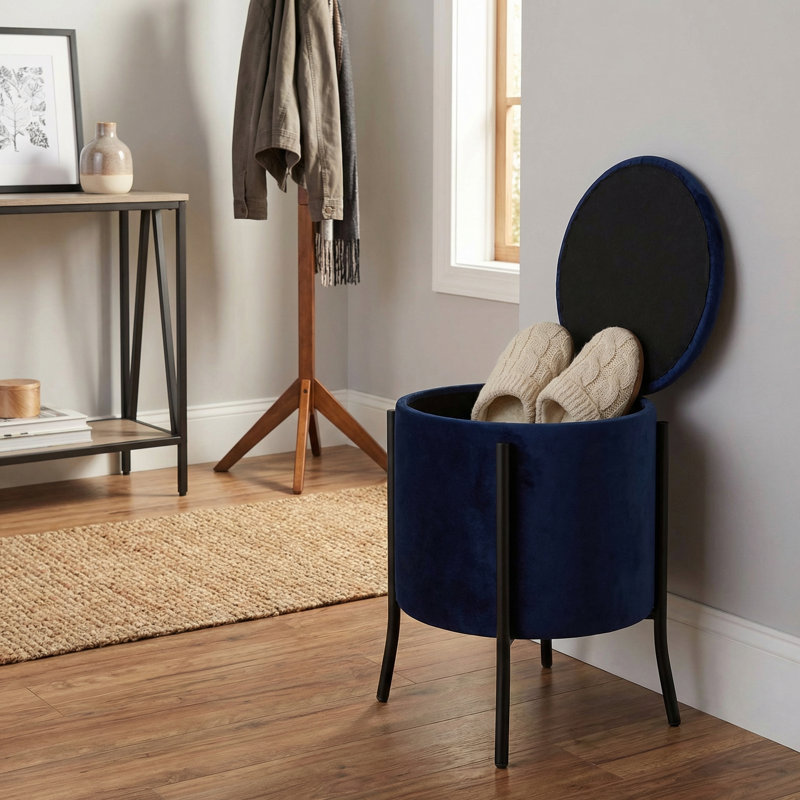 Daylany Velvet Ottoman