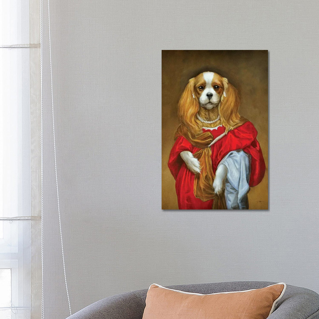 Feather by Melinda Copper - Wrapped Canvas Painting