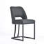 Ensemble de 2 chaises d'appoint rembourrées modernes en similicuir avec cadre en métal pour la cuisine et la salle à manger, ensemble de 2-1949216804