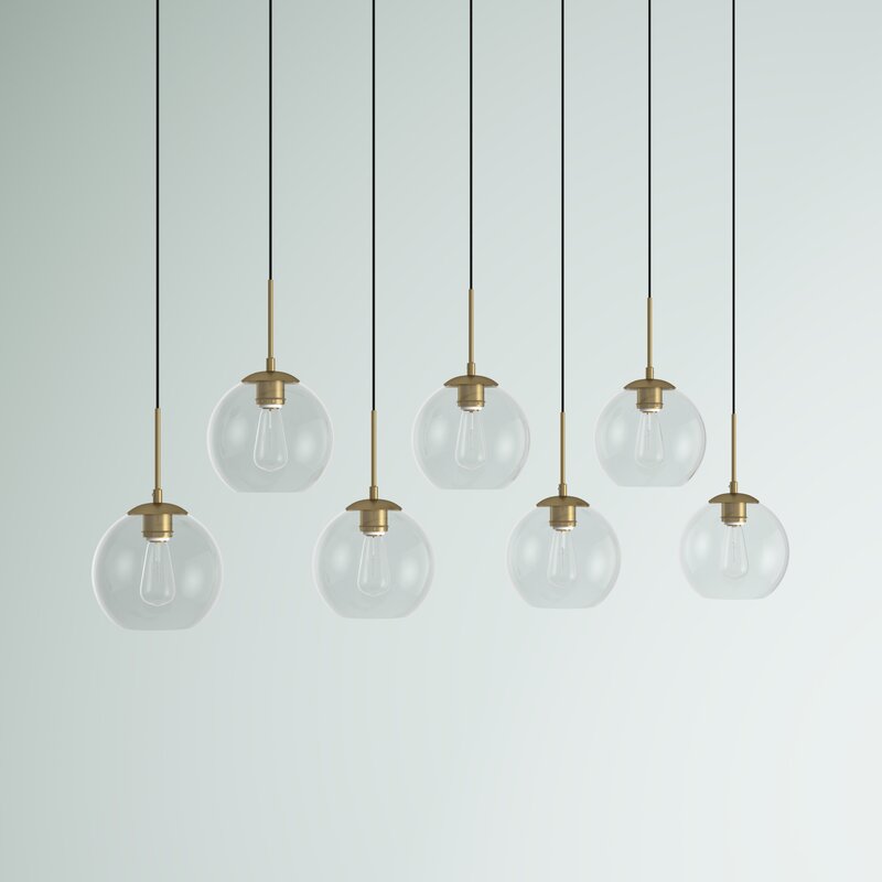 George Oliver Jerricha 7 - Light Cluster Pendant & Reviews | Wayfair