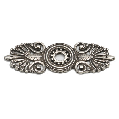 Oracle medium elongated escutcheonin Antique Brass
