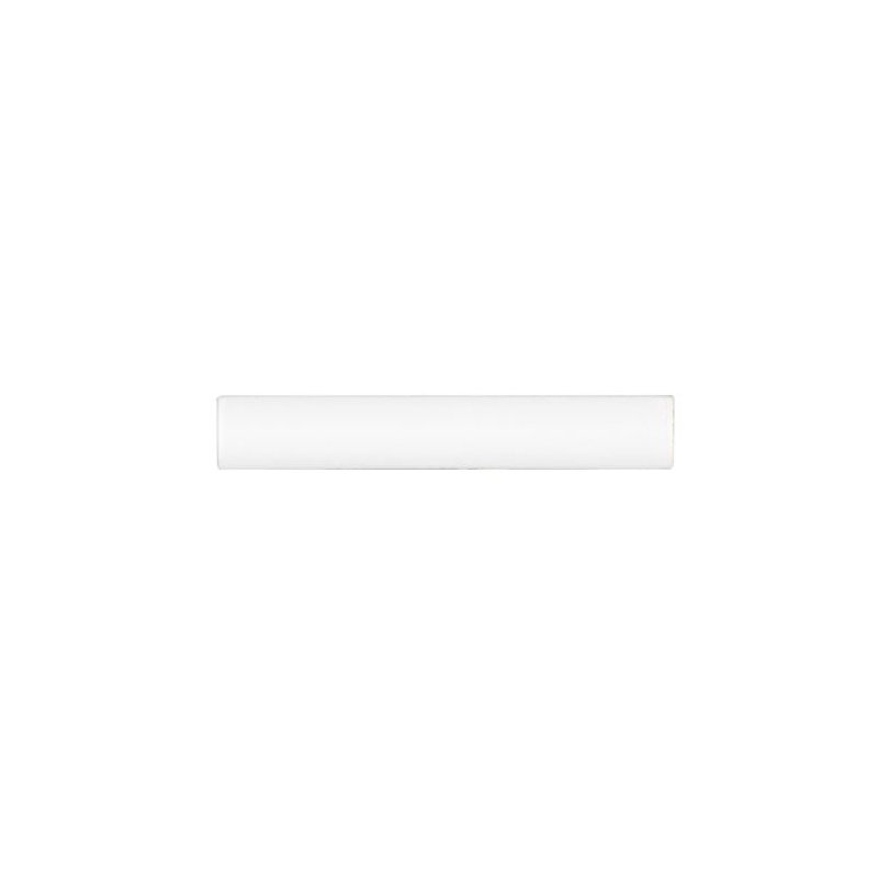 6" x 1" Ceramic Quarter Round Tile Trim in Ice White, Ice White