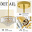 Lustre moderne en cristal à 4 niveaux-957606497-957606511