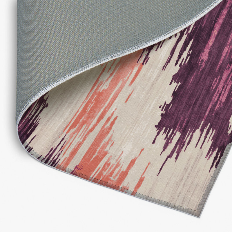 Watercolor Brown Indoor and Outdoor Area Rug, Rectangle 2' x 3'