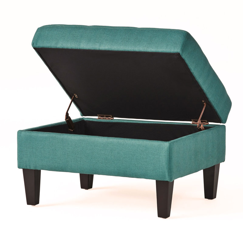 STORAGE OTTOMAN, Teal
