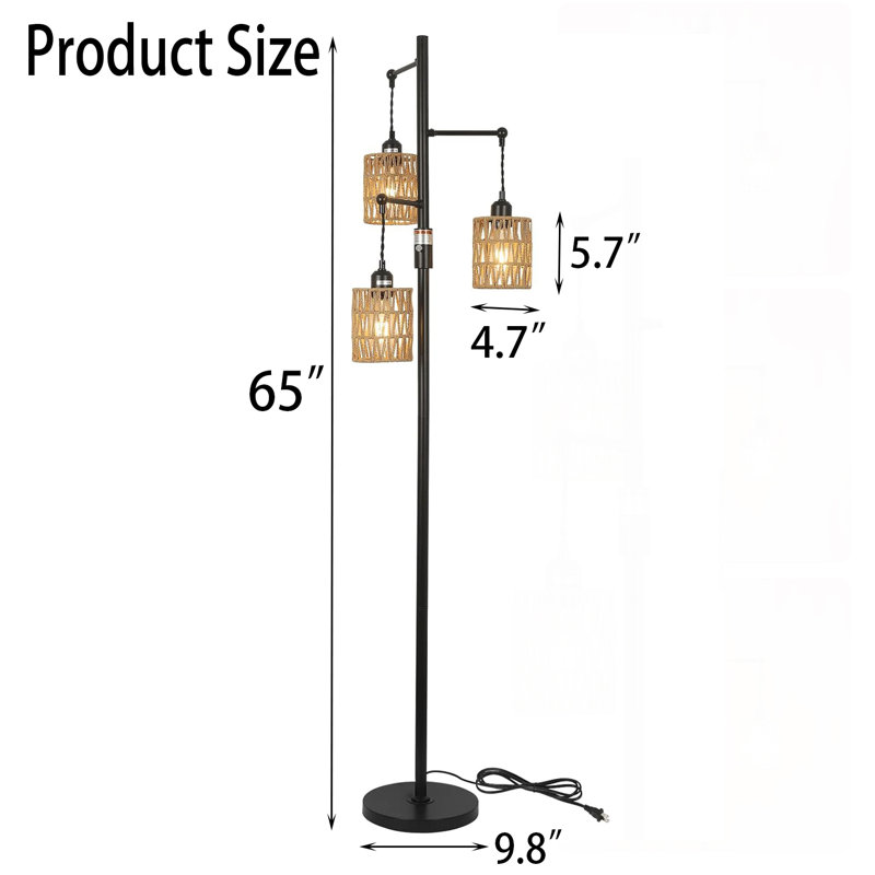 Cafiero 65'' LED Tree Floor Lamp